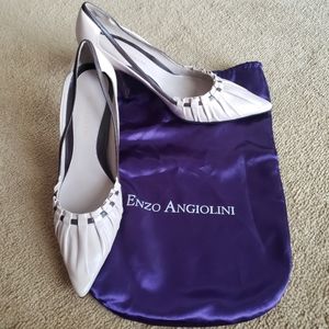 Enzo Angiolini Eacarrick leather point toe heels